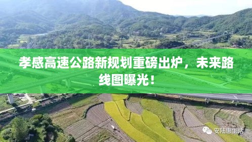 孝感高速公路新规划重磅出炉，未来路线图曝光！