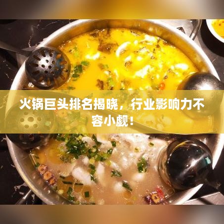 火锅巨头排名揭晓，行业影响力不容小觑！