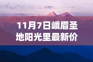 峨眉圣地阳光之旅，探寻最新秘境与内心宁静的奇妙之旅（11月7日最新价格）