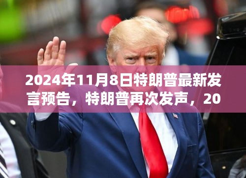 特朗普再次发声，2024年11月8日言论前瞻与观点探讨