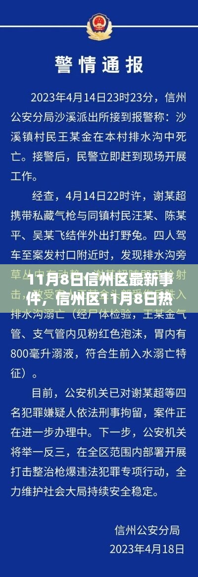 信州区热点事件概览，最新热点事件报道（11月8日）