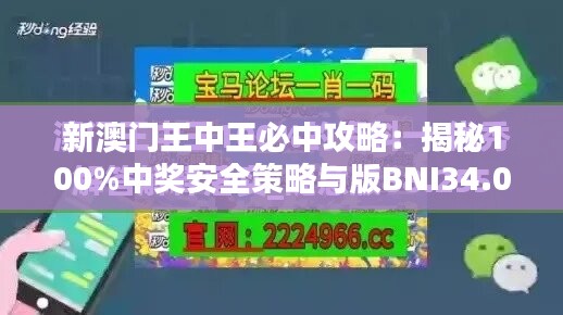 新澳门王中王必中攻略：揭秘100%中奖安全策略与版BNI34.01技巧