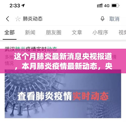 央视深度解读，本月肺炎疫情最新动态与消息速递