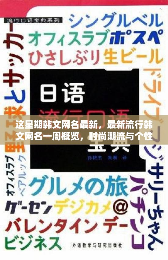 最新流行韩文网名一周概览，时尚潮流与个性表达的新篇章