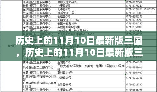 全面深度评测与介绍，历史上的11月10日最新版三国游戏