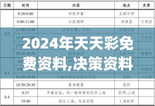 2024年天天彩免费资料,决策资料落实_先锋版NIK376.11