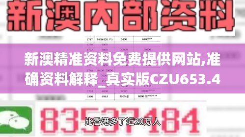 新澳精准资料免费提供网站,准确资料解释_真实版CZU653.44