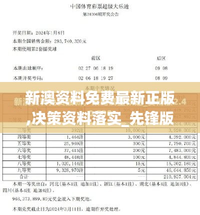 新澳资料免费最新正版,决策资料落实_先锋版109.47