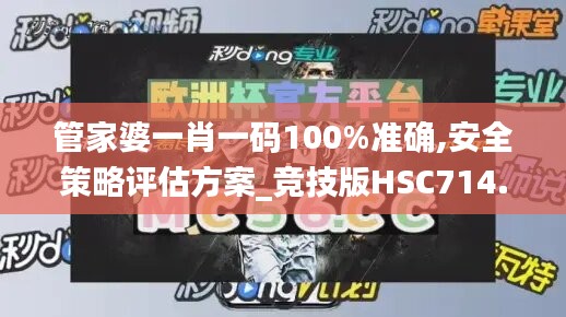 管家婆一肖一码100%准确,安全策略评估方案_竞技版HSC714.93