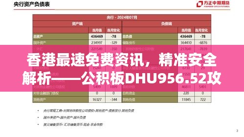 香港最速免费资讯，精准安全解析——公积板DHU956.52攻略