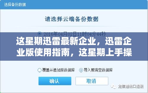 迅雷企业版使用指南，这星期上手操作全攻略（初学者与进阶用户适用）