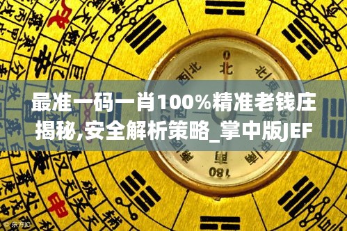 最准一码一肖100%精准老钱庄揭秘,安全解析策略_掌中版JEF887.24