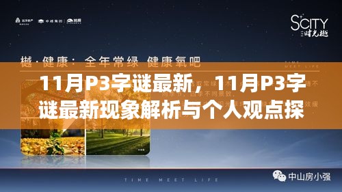 11月P3字谜最新现象解析与个人观点探讨