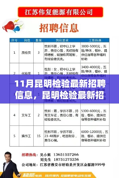 昆明检验行业最新招聘信息深度解析与评测