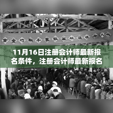 11月16日注册会计师最新报名条件及深度评测，机遇与挑战一览