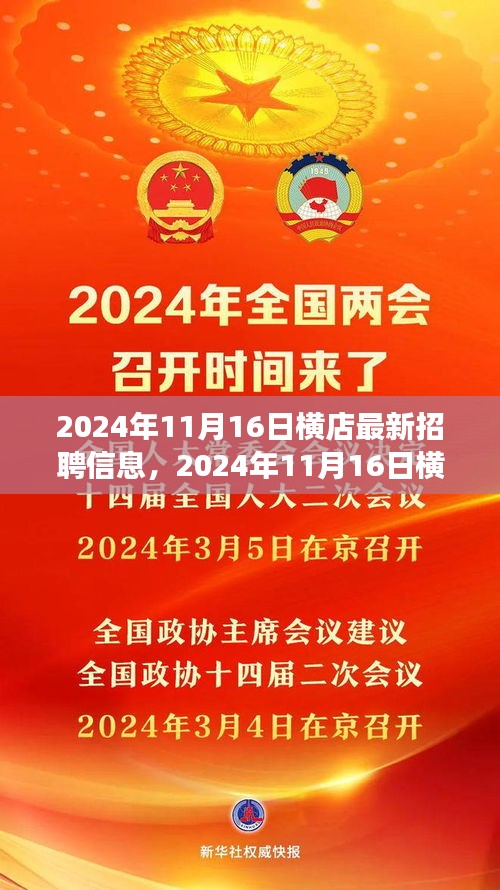 2024年11月16日横店最新招聘信息深度解析，特性、体验、竞争分析与用户洞察