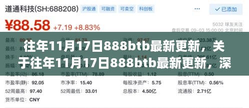 关于往年11月17日888btb最新更新的深度分析与个人观点总结