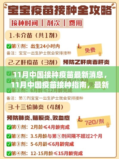 中国疫苗接种指南，最新消息、步骤详解与初学者全攻略（11月版）