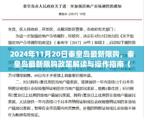 秦皇岛最新限购政策解读与操作指南（入门到精通）——2024年11月版