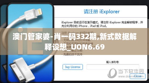 澳门管家婆-肖一码332期,新式数据解释设想_UON6.69