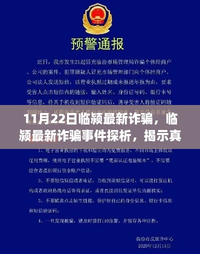 临颍最新诈骗事件揭秘，真相探究与多方观点博弈