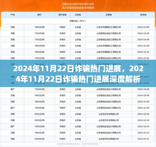 2024年11月22日诈骗热门进展深度解析