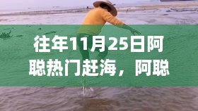 阿聪的海洋奇遇，赶海盛宴中的内心宁静与平和之旅