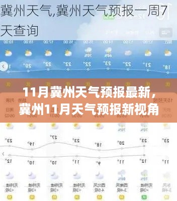 冀州11月天气预报深度洞察，风云变幻的新视角