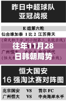 韩朝局势最新动态，温馨日常中的风云变幻（往年11月28日回顾）