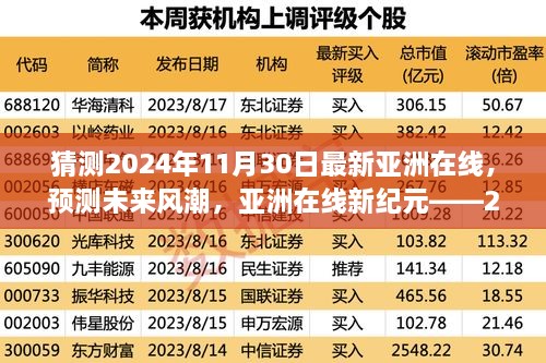 2024年11月30日亚洲在线新纪元，预测未来风潮的数字风景