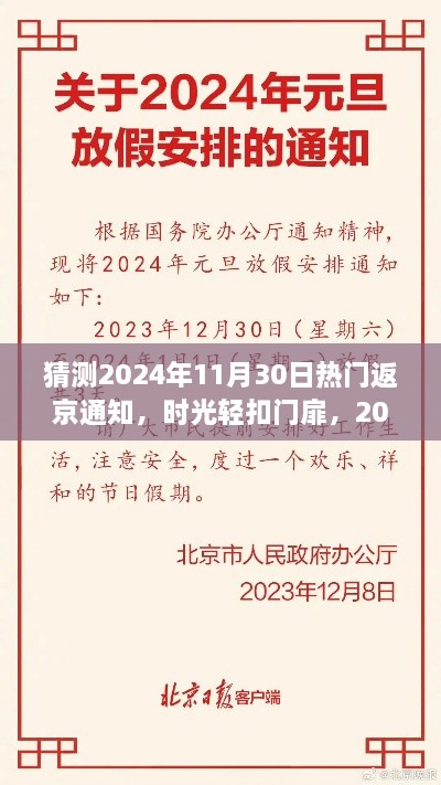 时光轻扣门扉，揭秘2024年热门返京通知温情故事