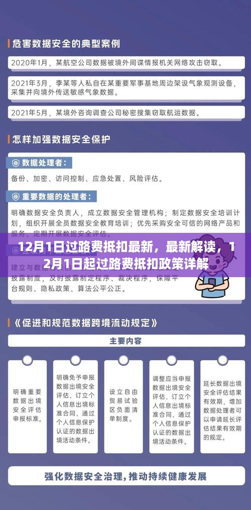 最新解读，12月1日起过路费抵扣政策详解及影响分析