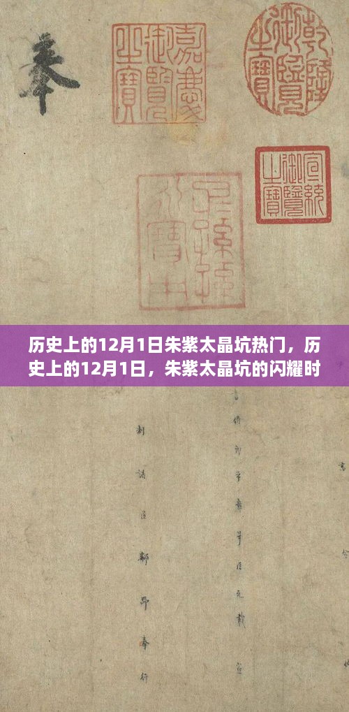 历史上的朱紫太晶坑闪耀时刻，点燃学习激情之火，揭秘十二月一日背后的故事