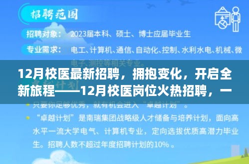 12月校医火热招聘，拥抱变化，为健康与知识启航全新旅程