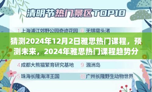 2024年雅思热门课程趋势分析与预测