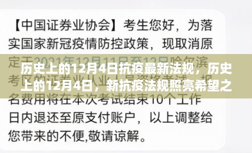 历史上的12月4日抗疫法规变化，新法规照亮希望之光，带来自信与成就感