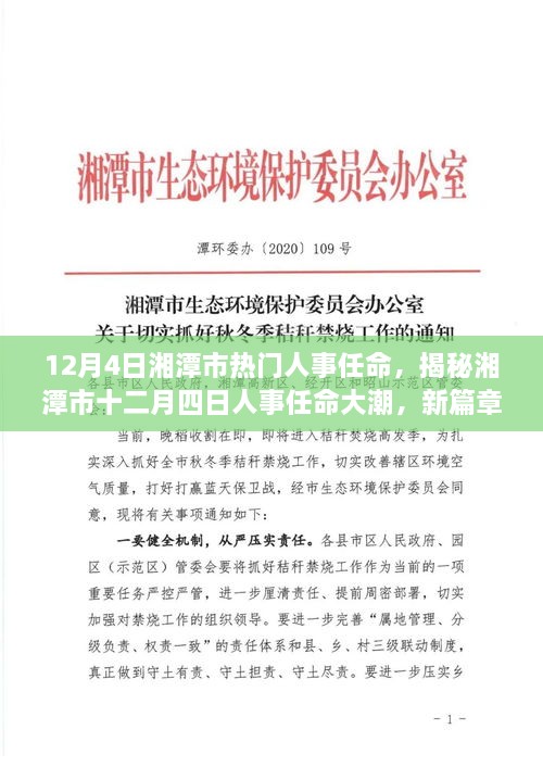 揭秘湘潭市人事任命大潮，新篇章开启于十二月四日的人事任命大潮