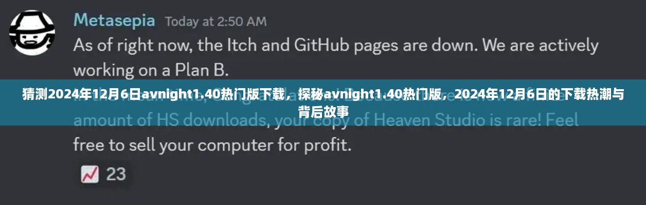 探秘avnight 1.40热门版，揭秘下载热潮背后的故事（预测2024年12月6日）
