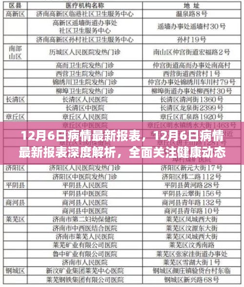 12月6日病情最新报表，12月6日病情最新报表深度解析，全面关注健康动态，共筑防疫长城