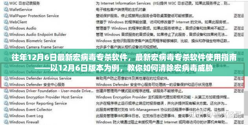最新宏病毒专杀软件使用指南，清除威胁，以12月6日版本为例