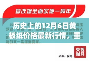 历史上的12月6日黄板纸价格最新行情揭秘，智能科技重塑纸张市场体验重磅更新