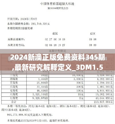 2024新澳正版免费资料345期,最新研究解释定义_3DM1.517