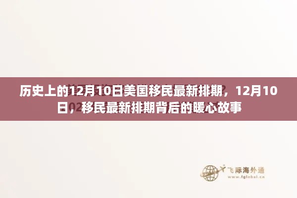 美国移民最新排期揭晓背后的暖心故事，历史视角的解读（12月10日更新）