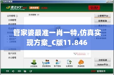 管家婆最准一肖一特,仿真实现方案_C版11.846