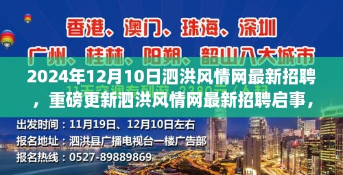 泗洪风情网最新招聘启事，全新职位等你来挑战（2024年12月10日）