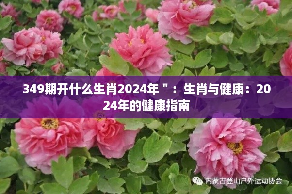 349期开什么生肖2024年＂：生肖与健康：2024年的健康指南