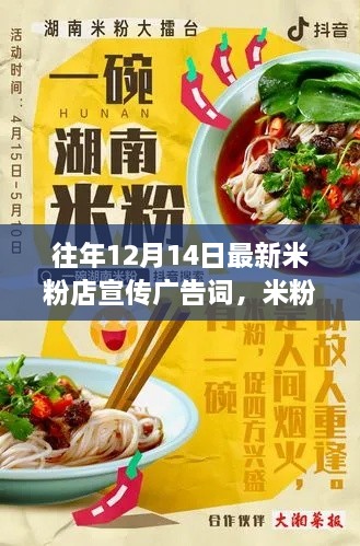 历年12月14日米粉店宣传广告回顾，米粉之韵的影响力与最新宣传广告词