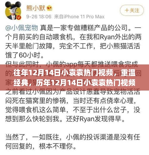 历年12月14日小袁袁热门视频回顾与经典盘点