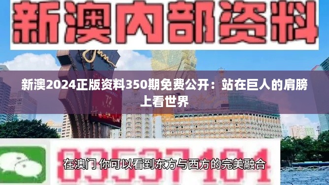 新澳2024正版资料350期免费公开：站在巨人的肩膀上看世界