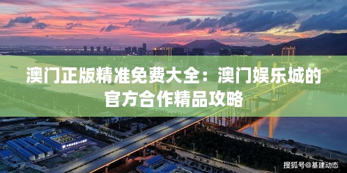 澳门正版精准免费大全：澳门娱乐城的官方合作精品攻略